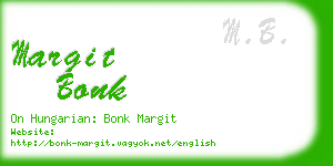 margit bonk business card